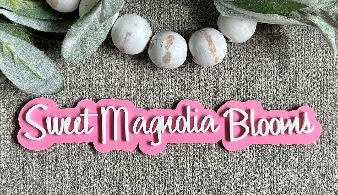 Acrylic Watermark Sign