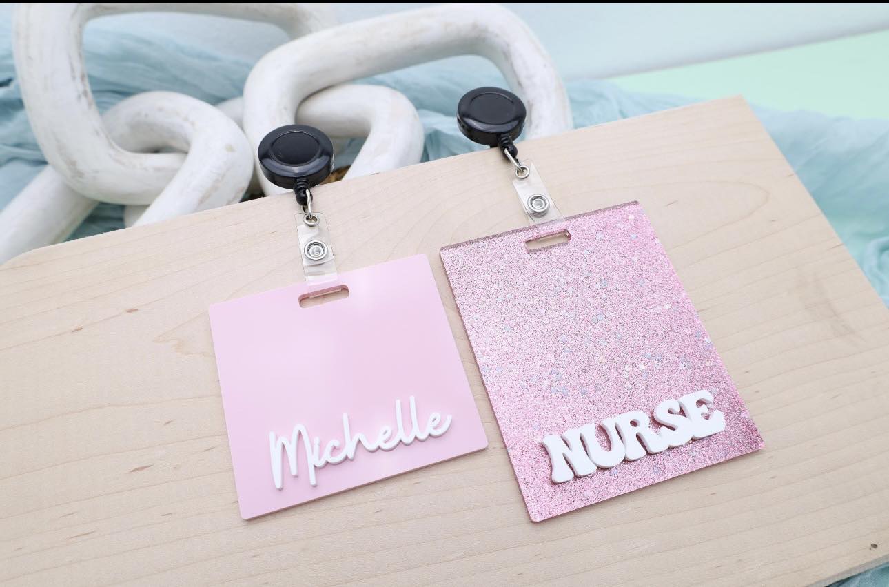 Custom Badge Buddy, Teacher , Healthcare