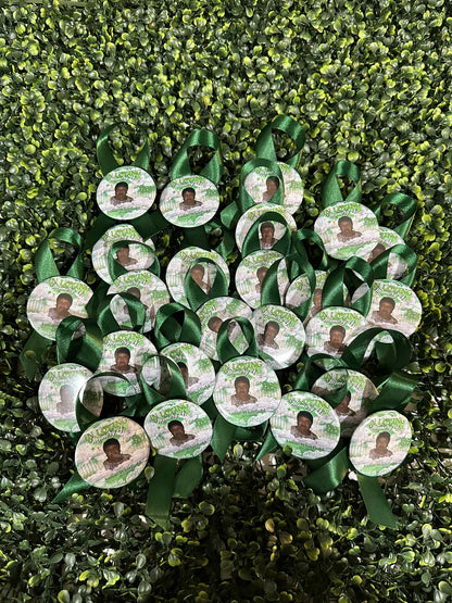 Memorial Button & Ribbon