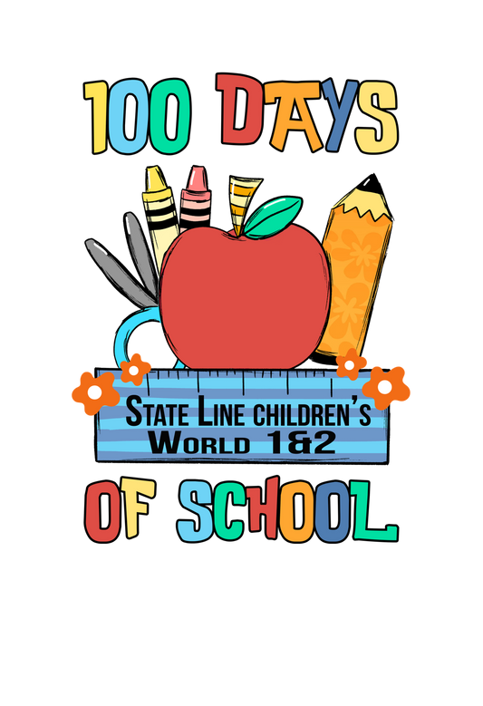State Line 100 Day Of School