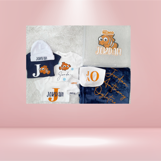 Custom Baby Keepsake Box (Diaper Bag Can Be Add)