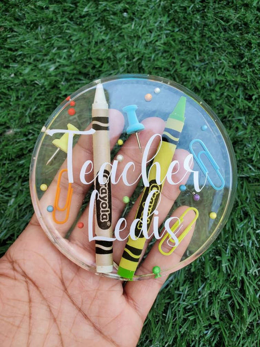 Personalized Teacher Coaster