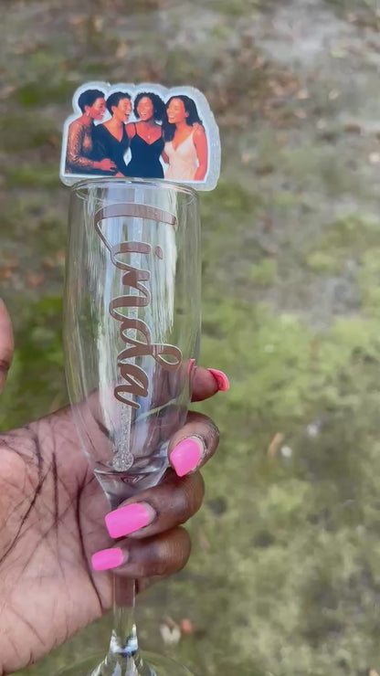 Drink Stirrers Personalized with Face (Set 12)